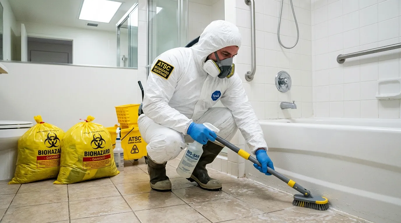 Decontamination equipment deployed for Blood Cleanup in Lutherville